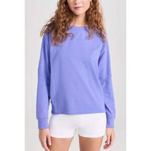 On 'Movement' Blue Crewneck Long Sleeve Sweatshirt Size M